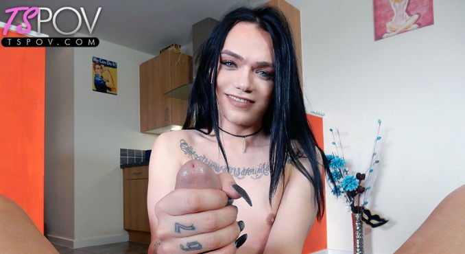 British Babe Cece Enjoys Making Her Man Cum